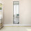 Living And Home (Black) Modern Slim Frame Full Length Wall Mirror 1