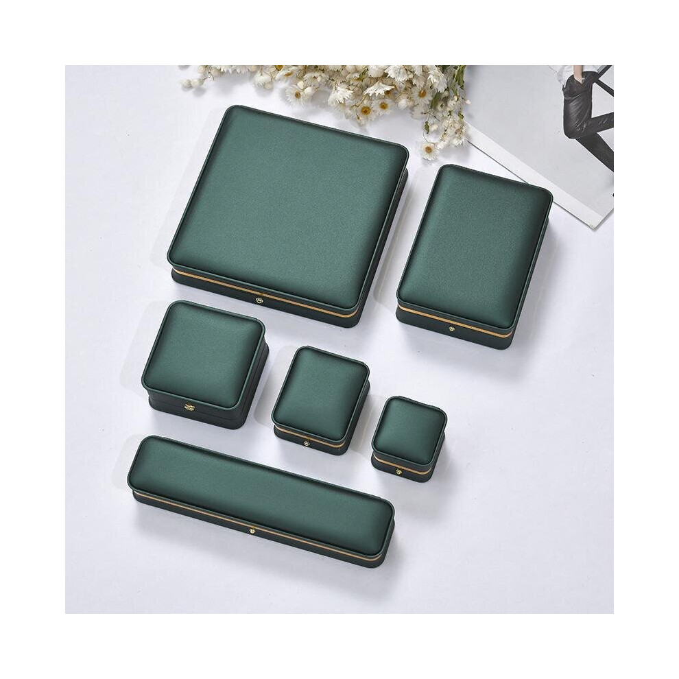 (Dark green Phnom Pen White-Bracelet box) The Gift Jewelry Storage Box Is Inlaid with Edge,and The Colors and Styles Are Optional,exquisite and Practi-image-OPC-PBRSW68-NEW