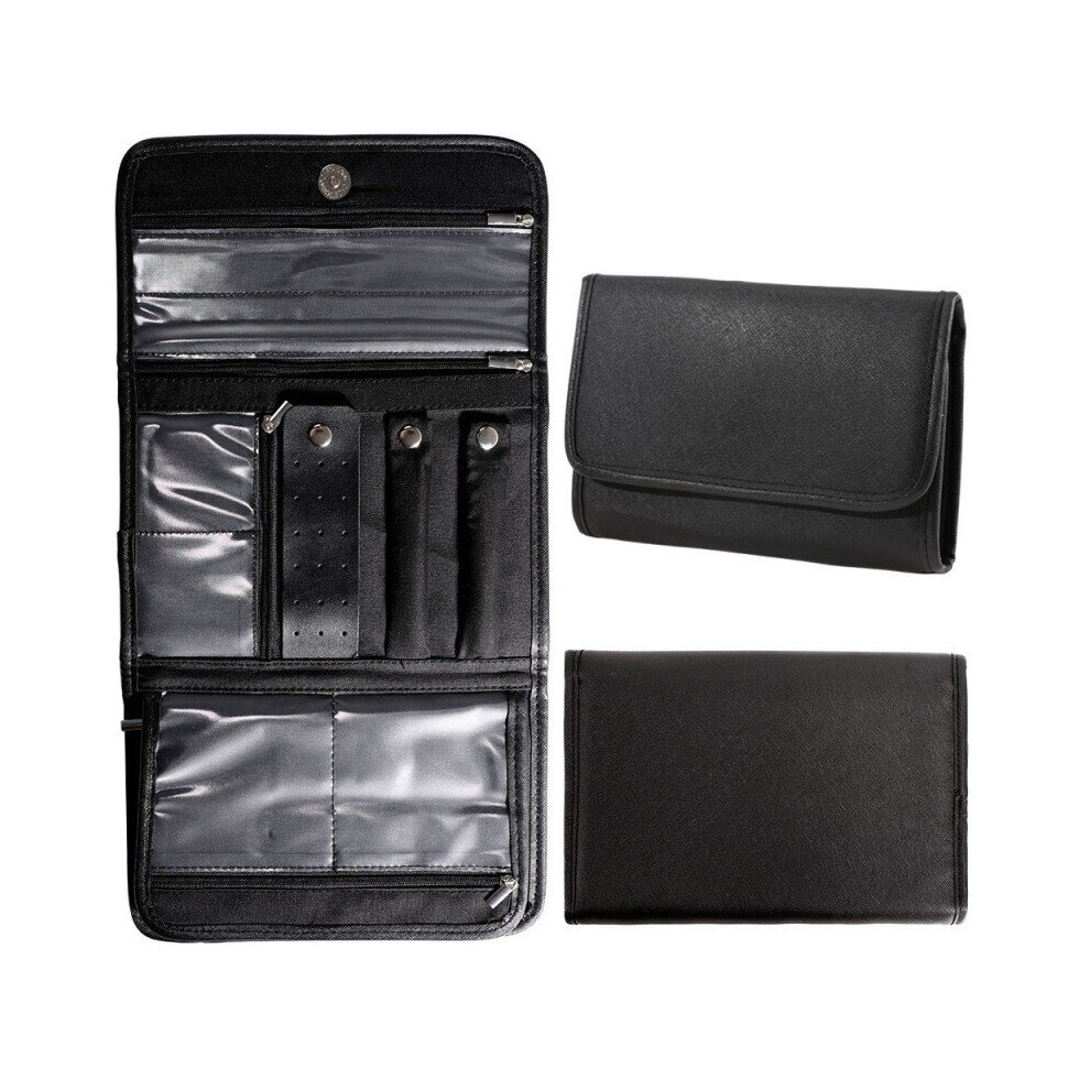 PU Jewelry Organizer Box Jewelry Storage Bag Travel Earring Necklace Ring Bracelet Folding Jewelry Packaging Bag-image-OPC-PBRSYPY-NEW