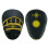 PLAYWELL REXINE LEATHER CURVED TARGET FOCUS PADS - BLACK/GOLD 2