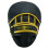 PLAYWELL REXINE LEATHER CURVED TARGET FOCUS PADS - BLACK/GOLD 4