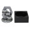 Living And Home Cascade Tabletop Fountain Water Feature with LED Light 6