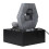 Living And Home Cascade Tabletop Fountain Water Feature with LED Light 4