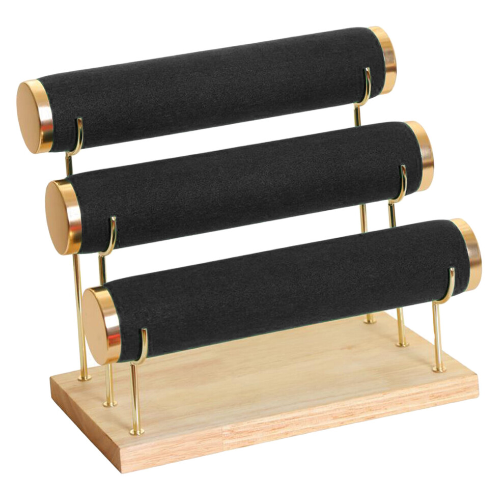 Velvet Multi-Functional Bracelet Display Rack Decoration Stand for Bangle Hairclip Decor Accessories Girl Women-image-OPC-PBRT6M6-NEW