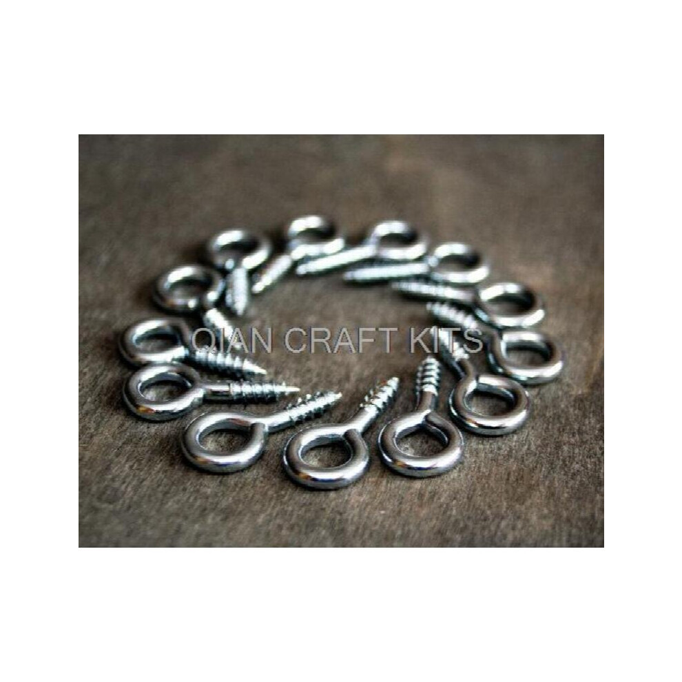 3000pcs size Eye HOOK Craft supply Silver finish hook, Key hook, Screw Bail, Wall hanging, Screw Hook Eye pin Eyepin-image-OPC-PBRT7FJ-NEW