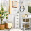 Costway Floor Storage Cabinet Freestanding Bathroom Cupboard with 4 Drawers 6