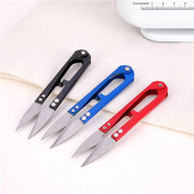 2pcs/lot U Shape Clippers Trimming Sewing Scissors Nippers Yarn Stainless Steel Embroidery Craft Scissors Tailor