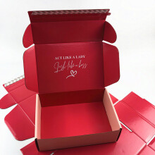 (custom mailer boxes White-Design it.) 100% recyclable material High printing in pink/Peach colour Mailer/shipping Boxes for cloth, jewelry. cosmetic