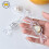 Mini 1PCS 5PCS Plastic Transparent Candy Box Candy-shaped Storage Container DIY Wedding Supplies 5