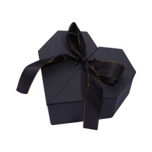 Heart Shaped Box with Bowknot Ribbon Birthday Wedding Party Candy Chocolate Jewelry Packaging Box