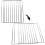 SPARES2GO Adjustable Small Oven Shelf for Stoves Caravan Motorhome Cooker 4