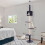 ELECWISH (Blue) 4-Tier Cat Tree Floor To Ceiling Climbing Tower 3