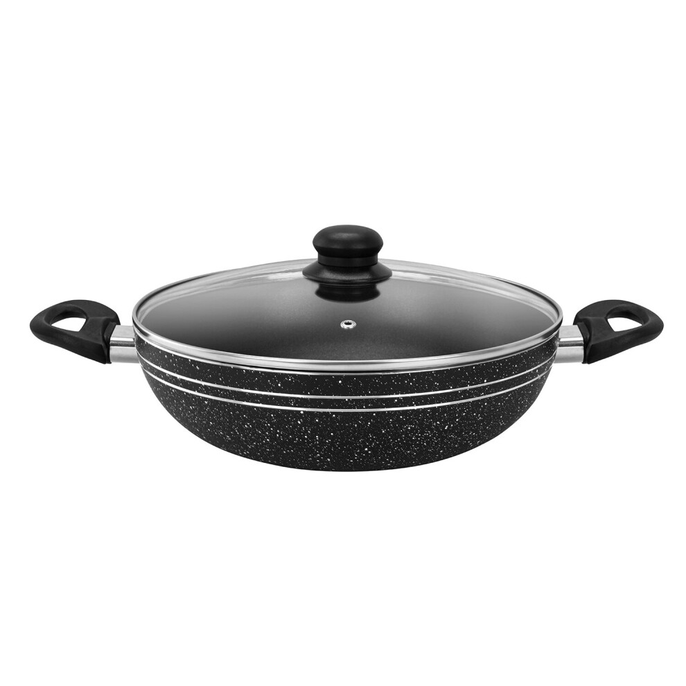 (32 Cm) Royalford Pressed Stir Aluminium Induction Wok Pan
