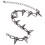 Metal Spikes Studs Rivets Punk Goth Necklace Choker Collar 5