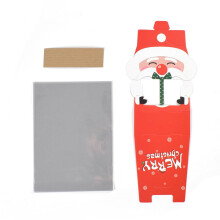 Christmas candy box Santa Claus shaped paper box spot cartoon box 8 / set