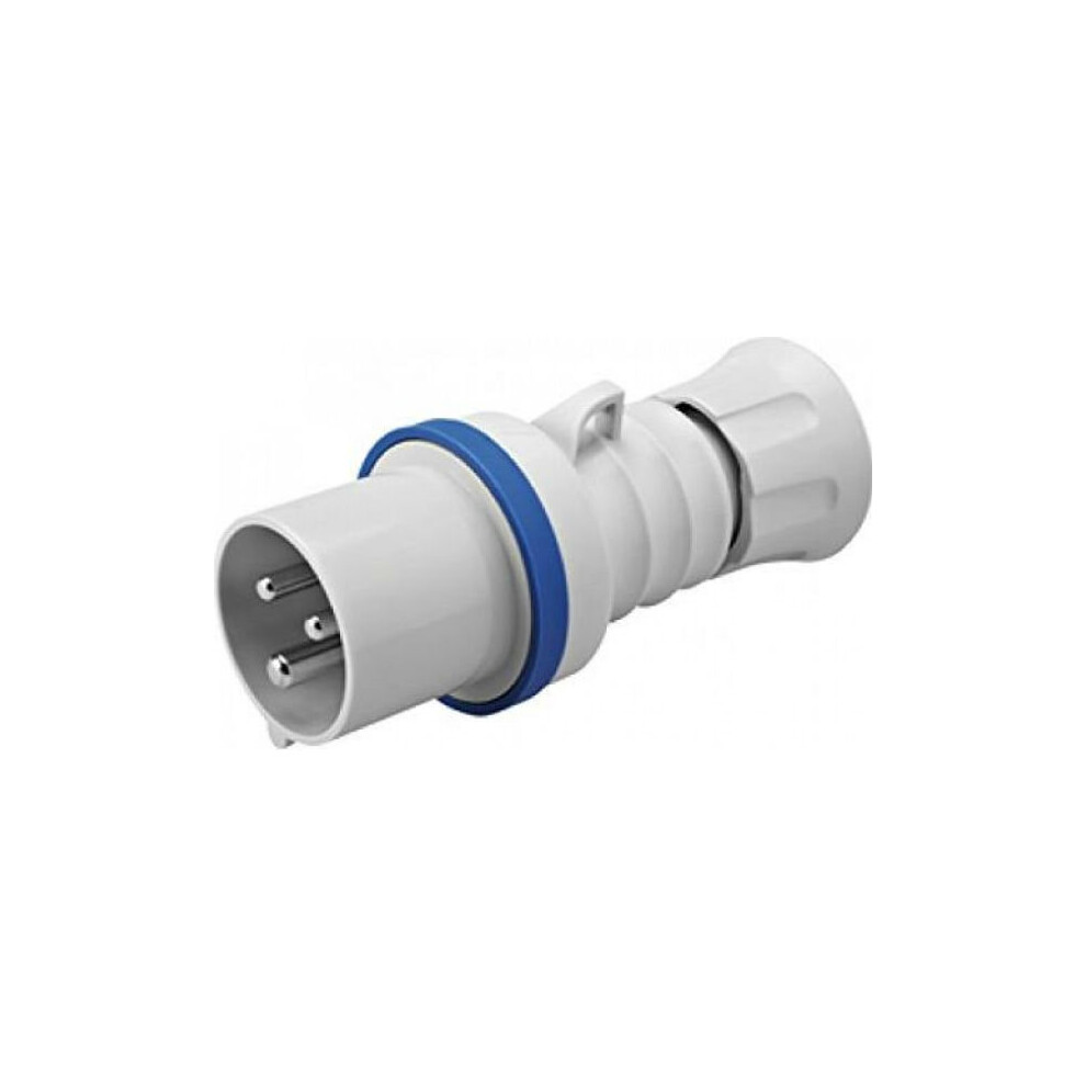 Gewiss Gw60004h Plug 2 Pole & Earth Blue 230 Volt 16 Amp 5051140622688