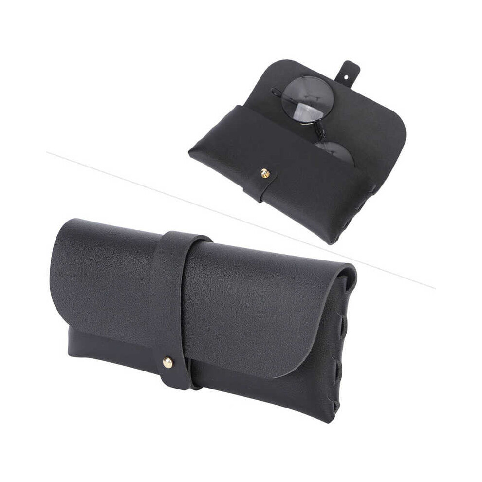 Portable Glasses Pouch Scratches Protection PU Leather Sunglasses Case Goggles Storage Bag