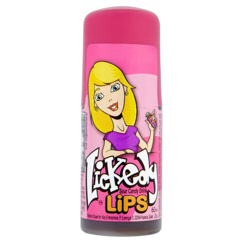 Lickedy Lips Sour Candy Drink 60ml (Pack of 12) 1