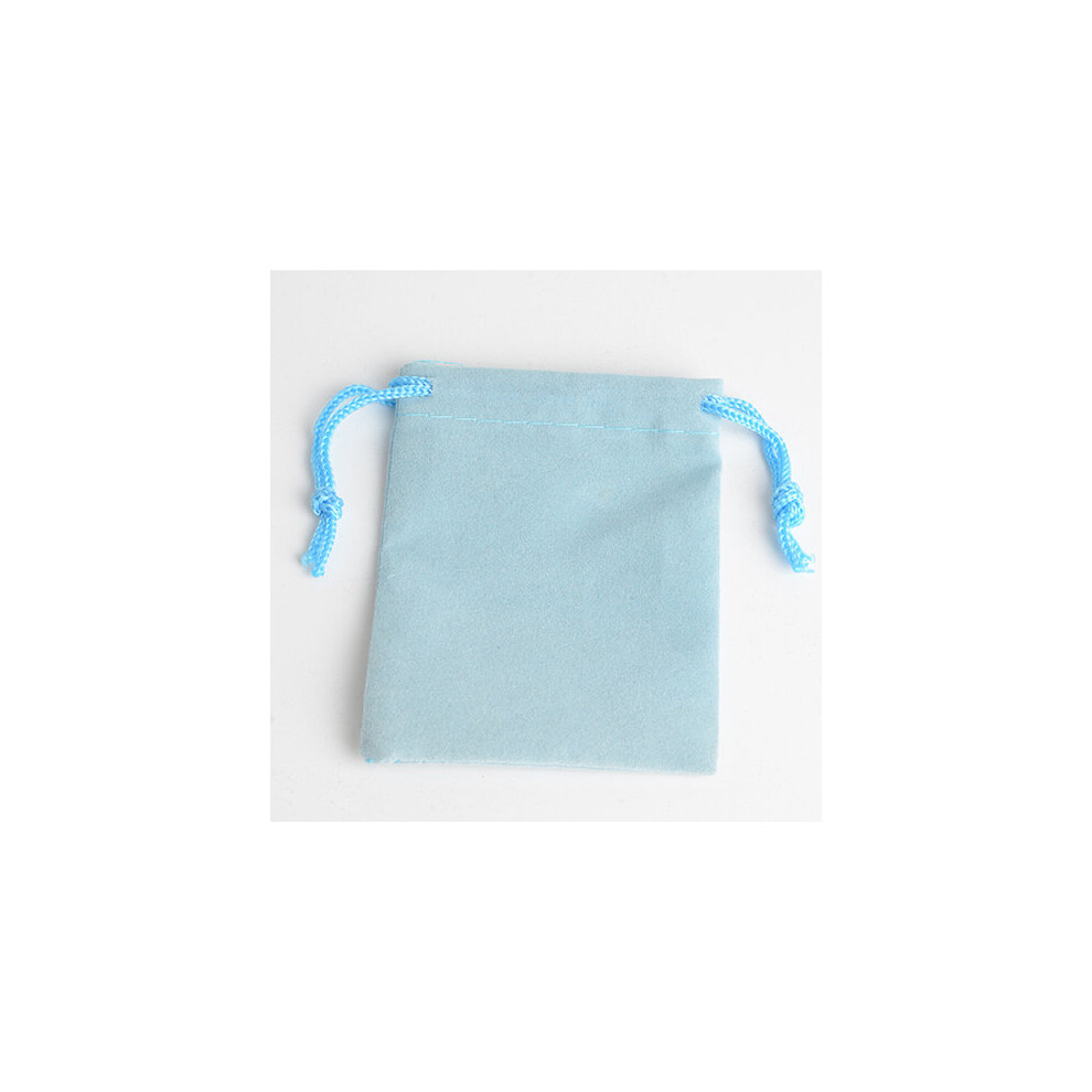 (Blue White-7x9cm) 10pcs 3 Sizes Packing Drawstring Velvet Pouch Sachet Gift Bag For Jewelry Wedding Things Party Bead Container Storage-image-OPC-PBRTPWT-NEW