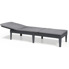 Jaipur Ligstoel Keter Dagbed met Kussens 58 x 187 x 29 cm