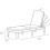 Keter Ξαπλώστρα Jaipur Keter Day Bed με μαξιλάρια 58 x 187 x 29 cm 2
