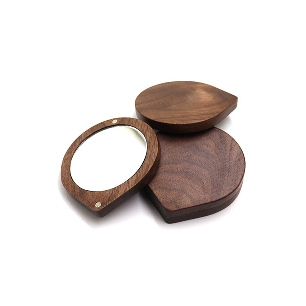 Round Rotating Mirror Portable Compact Makeup Vanity Small Hand Held Mirrors Convenient Handheld Magnetic Suction Mirror