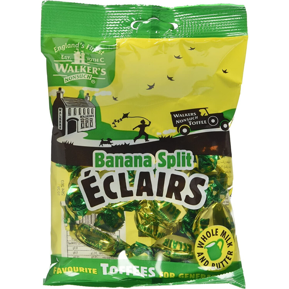 Walkers Nonsuch Banana Split Eclairs 150Gm(Pack Of 12)