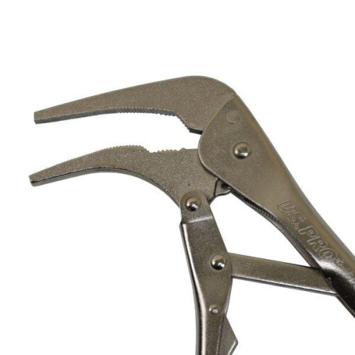 us pro US PRO Tools 10 Inch 45 Long Nose Locking Pliers Mole Grips 5892 2