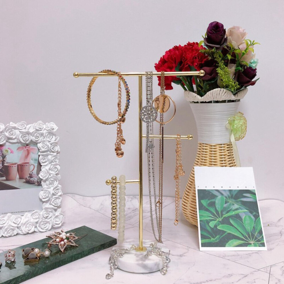 Display Rack Table Top Bracelets Stand Solid Marble Base