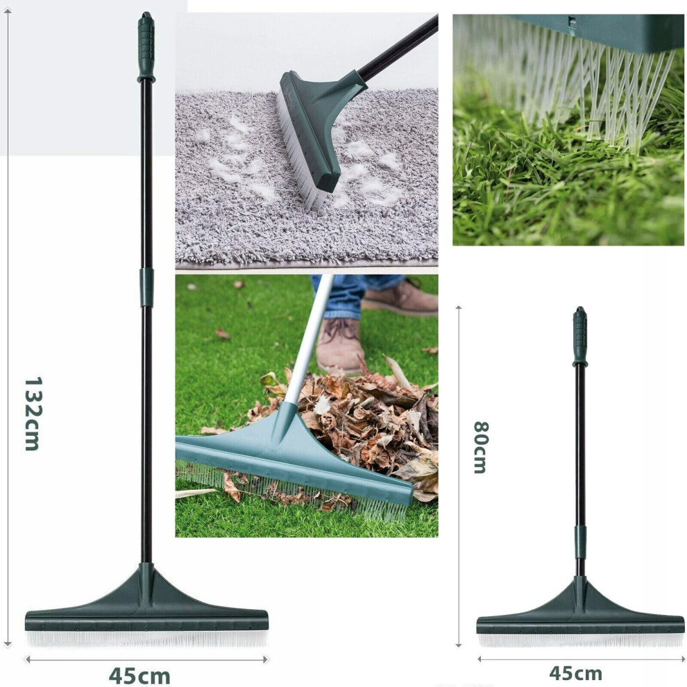 Artificial Lawn Garden Grass Carpet Brush Broom Leaf Rake Remove