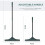 Artificial Lawn Garden Grass Carpet Brush Broom Leaf Rake Remove 2