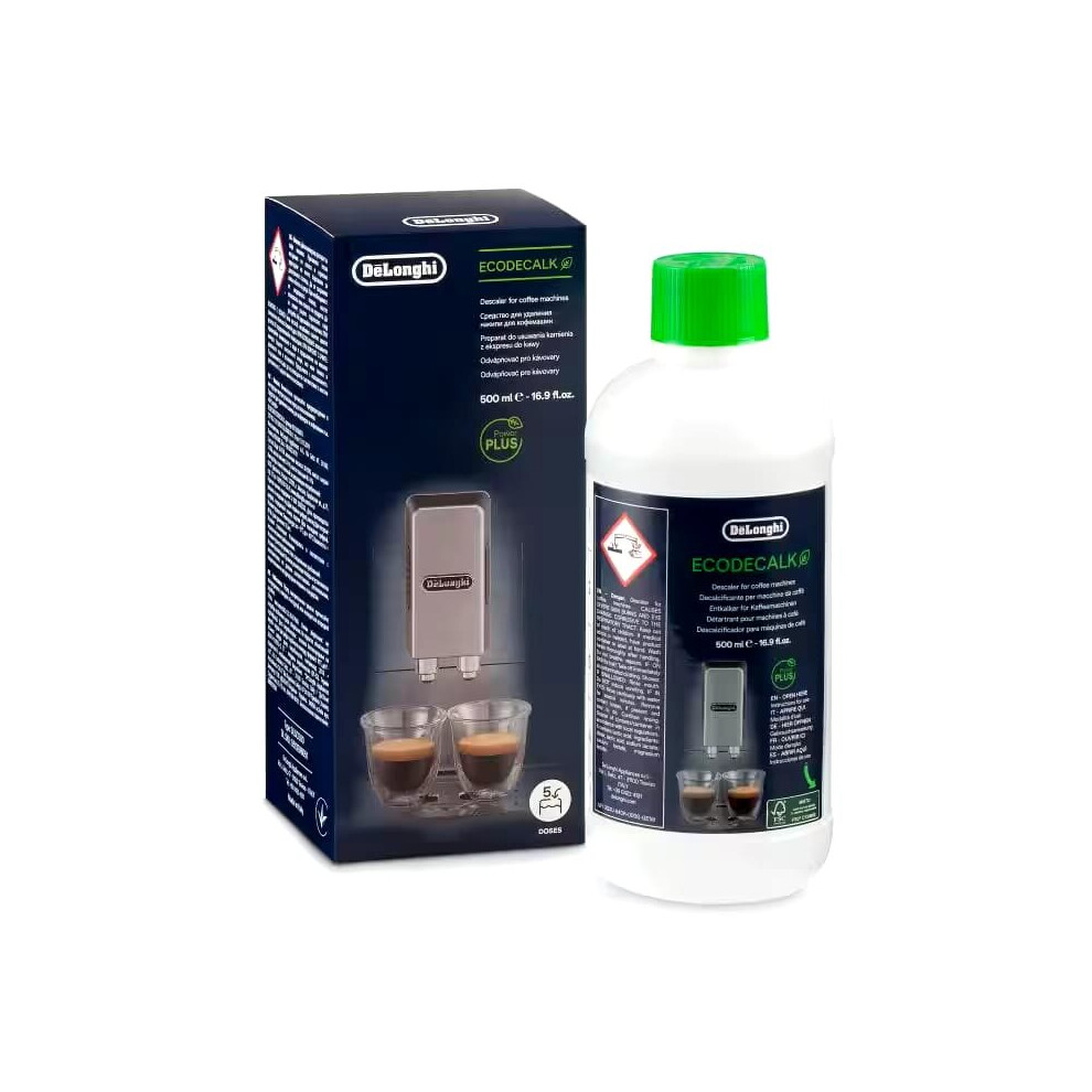 DeLonghi Ecodecalk Descaler for Coffee Machines DLSC500, 500Ml