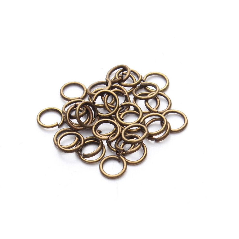 (bronze White-3mm) 200 pieces of 4-10mm manual DIY accessories iron ring opening and closing manual connection ring single circle opening ring-image-OPC-PBRWJVX-NEW