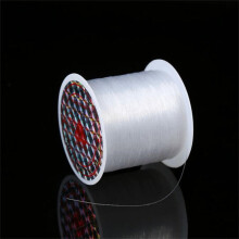 (5 Gray-0.4mm 45m) 0.2/0.3/0.4/0.5/0.6/0.7/0.8mm 1 Roll Fish Line Wire Clear Non-stretch Strong Nylon String Beading Cord Thread Jewelry DIY