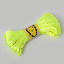 29Colors 20M 2.5mm Satin Nylon Trim Cord, Rattail Cord Chinese Knot Red Green For Jewelry Making Findings Supplies