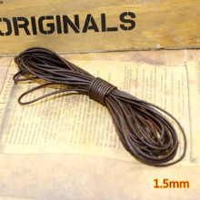 1.5-10mm High Retro Leather Cord Round Flat Strand Cow Leather Rope Fit Necklace Bracelet DIY Jewelry Making