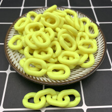 20pcs/Lot 14x19x4mm Acrylic Link Chain Keychains For Necklace Bracelet Making Colorful Chain Plastic Chain Links Jewelry Making
