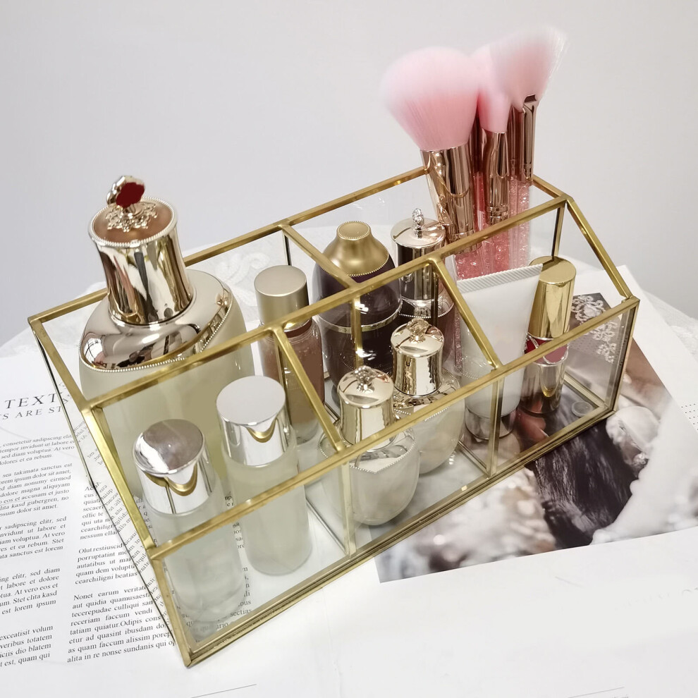 Cosmetic Case Jewelry Organizer Holder Makeup Brush Lipstick Storage Case