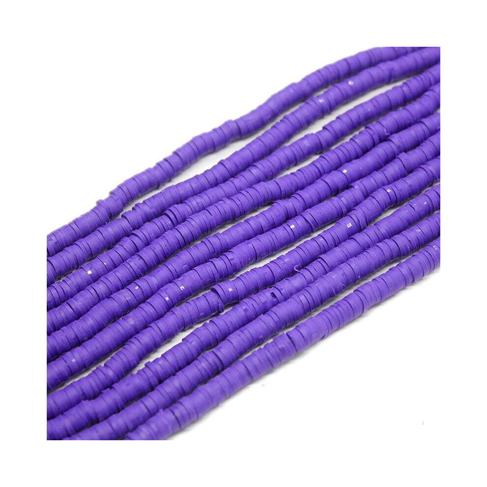 350Pcs/lot 6mm Flat Round Polymer Clay Beads Heishi Disk Loose Spacer Beads for Jewelry Making DIY Bracelets Necklace-image-OPC-PBRWNDK-NEW