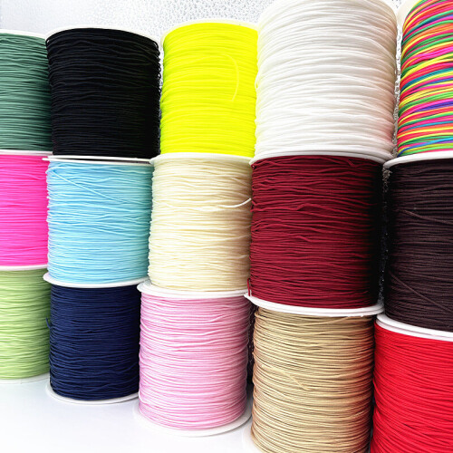 10M/lot 1.0mm Nylon Cord Thread Chinese Knot Macrame Cord Bracelet Braided String DIY Tassels Beading String Thread 1