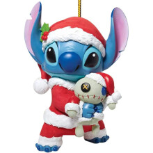 (G) Lilo and Stitch Christmas Tree Hanging Decor Xmas Party Pendant Ornaments Gifts