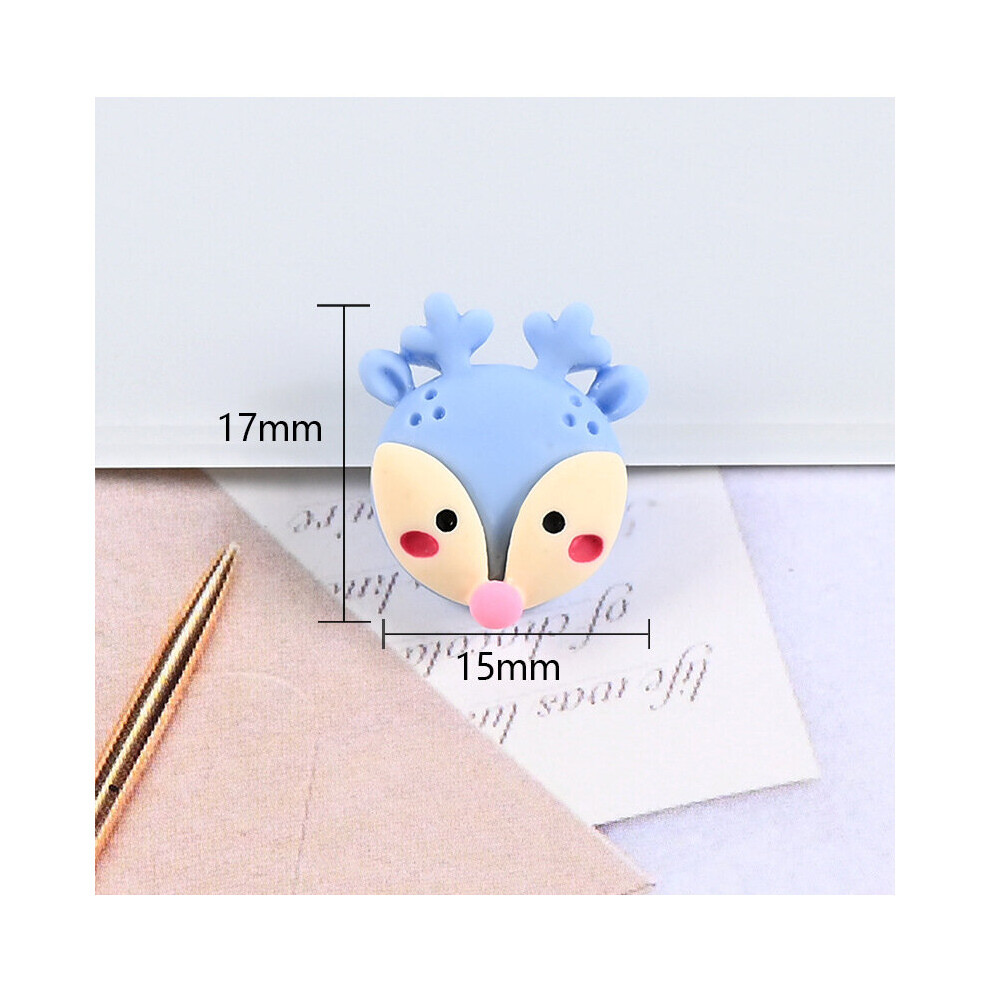 1Pcs Resin Simulation Cartoon Animal Head Mobile Phone Case Accessories Doll House Material Diy Hairpin Accessories 885486190632