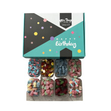 Pick and Mix Sweets, Happy Birthday Gift Box, Jelly & Fizzy Sweets 800gm
