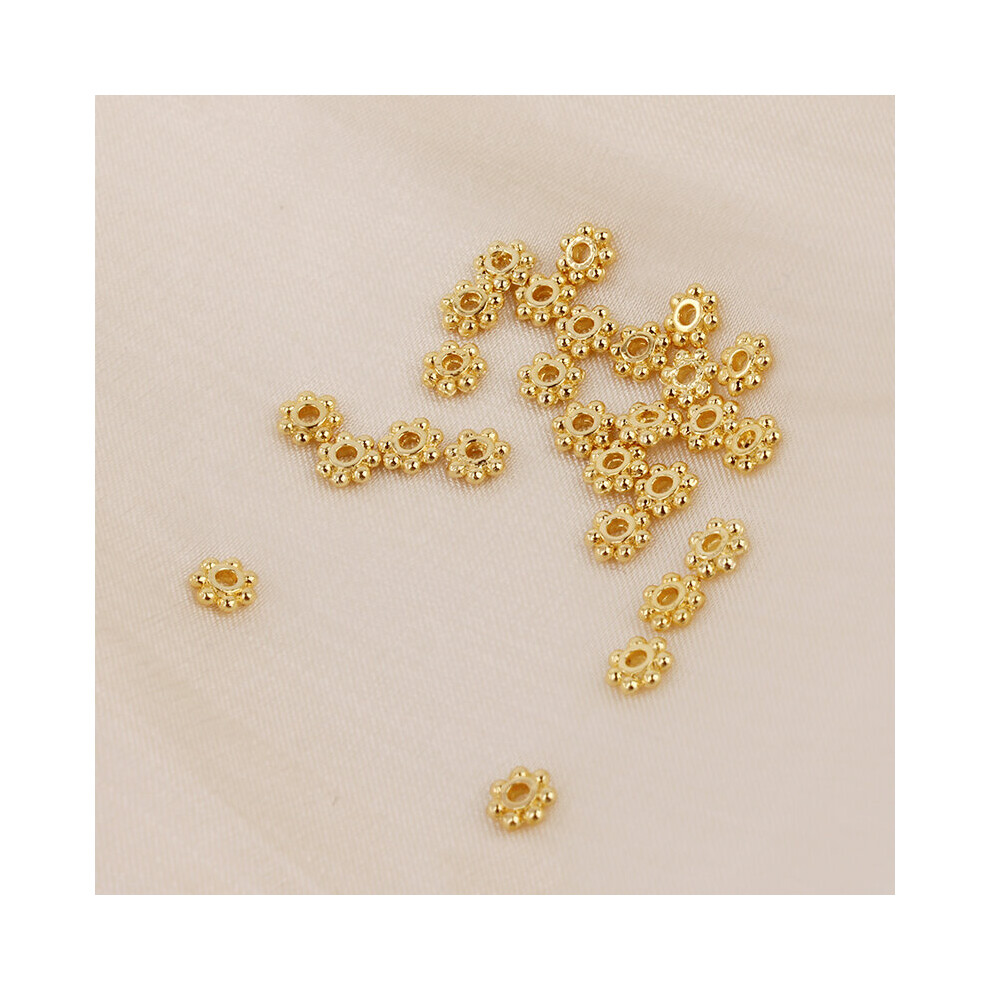 10pcs Plum Spacer Snowflakes Mini Gear Spacer Beads Diy Bracelet Necklace Material Jewelry Accessories-image-OPC-PBRWVCD-NEW