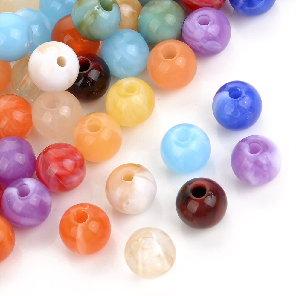 5-50pcs CCB Candy Beads Mixed Colorful Round Spacer Beads For Jewelry Making DIY Bracelet Necklace Accessories-image-OPC-PBRWV7W-NEW