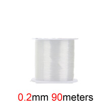 1Roll 0.2 0.3 0.4 0.5 0.6mm Strong Crystal Beading Cord For Bracelet Necklace Nylon Non-Stretch Fishing Line DIY Jewelry Making