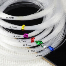 0.4~1mm Transparent Non-Stretch Fish Line Wire Nylon String Rope Cord Beading Thread For Making Necklace Bracelet DIY