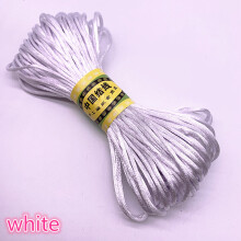 20yards 2.5mm Chinese Knot Line Cord Silk Satin Cord Nylon Cord DIY String Necklace Bracelets Cord