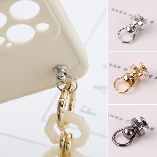 10Set 9.5mm Solid Metal Nail Mobile Phone Shell DIY Alloy Copper Buckle Paste Rivet Button Drilling Material Package Accessorie 2
