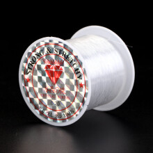 (As Show White-0.3mm 43meters) 0.2/0.25/0.3/0.35/0.4/0.45/0.5/0.6mm Fish Line Wire Clear Non-stretch Strong Nylon String Beading Cord Thread For Jewelry Making
